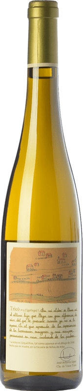29,95 € Envio grátis | Vinho branco Tricó D.O. Rías Baixas Galiza Espanha Albariño Garrafa 75 cl