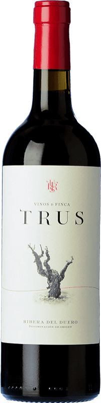12,95 € Бесплатная доставка | Красное вино Trus Дуб D.O. Ribera del Duero Кастилия-Леон Испания Tempranillo — Темпранильо Бутылка 75 cl