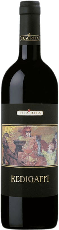 302,95 € Free Shipping | Red wine Tua Rita Redigaffi I.G.T. Toscana Tuscany Italy Merlot Bottle 75 cl