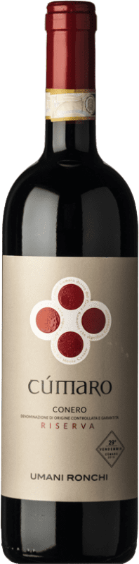 21,95 € Envio grátis | Vinho Tinto Umani Ronchi Cùmaro Reserva D.O.C.G. Conero Marche Itália Montepulciano 75 cl