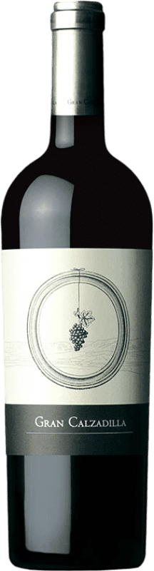 56,95 € Бесплатная доставка | Красное вино Uribes Madero Gran Calzadilla Crianza — Крианса I.G.P. Vino de la Tierra de Castilla Кастилья-Ла-Манча Испания Tempranillo — Темпранильо, Cabernet Sauvignon — Каберне Совиньон Бутылка 75 cl