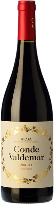 12,95 € 免费送货 | 红葡萄酒 Valdemar Conde de Valdemar Crianza — 陈酿 D.O.Ca. Rioja 拉里奥哈 西班牙 Tempranillo — 丹魄, Mazuelo — 马苏埃洛 75 cl