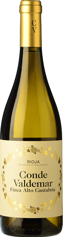 24,95 € Free Shipping | White wine Valdemar Conde de Valdemar Finca Alto Cantabria Aged D.O.Ca. Rioja The Rioja Spain Viura Bottle 75 cl