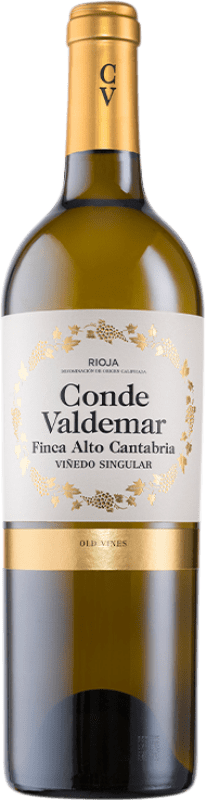 23,95 € Free Shipping | White wine Valdemar Conde de Valdemar Finca Alto Cantabria Aged D.O.Ca. Rioja The Rioja Spain Viura Bottle 75 cl