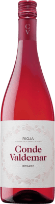 6,95 € Free Shipping | Rosé wine Valdemar Conde de Valdemar Rosé Young D.O.Ca. Rioja The Rioja Spain Tempranillo, Grenache Bottle 75 cl