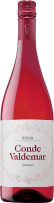 6,95 € Бесплатная доставка | Розовое вино Valdemar Conde de Valdemar Rosé Молодой D.O.Ca. Rioja Ла-Риоха Испания Tempranillo, Grenache бутылка 75 cl