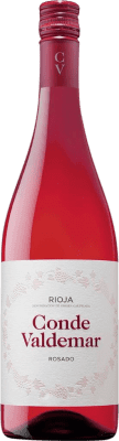 7,95 € Бесплатная доставка | Розовое вино Valdemar Conde de Valdemar Rosé — Розе молодое D.O.Ca. Rioja Ла-Риоха Испания Tempranillo — Темпранильо, Garnacha — Гренаш Бутылка 75 cl