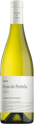 39,95 € Free Shipping | White wine Valdesil Pezas da Portela Aged D.O. Valdeorras Galicia Spain Godello Bottle 75 cl