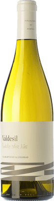 17,95 € Envío gratis | Vino blanco Valdesil sobre Lías D.O. Valdeorras Galicia España Godello Botella 75 cl