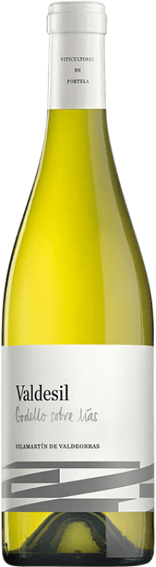 23,95 € Envío gratis | Vino blanco Valdesil sobre Lías D.O. Valdeorras Galicia España Godello Botella 75 cl