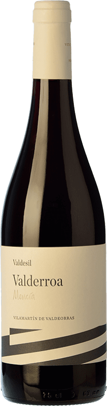 13,95 € Free Shipping | Red wine Valdesil Valderroa Young D.O. Valdeorras Galicia Spain Mencía Bottle 75 cl