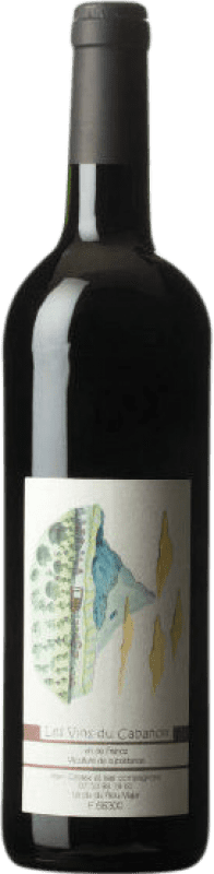 26,95 € Spedizione Gratuita | Vino rosso Les Vins du Cabanon EZO Linguadoca-Rossiglione Francia Merlot, Syrah Bottiglia 75 cl