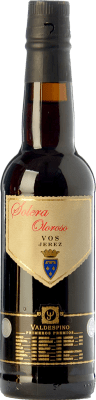 89,95 € Бесплатная доставка | Креплёное вино Valdespino 1842 Solera — Солера, Oloroso — Олоросо VOS Very Old Sherry — Очень Старый D.O. Jerez-Xérès-Sherry Андалусия Испания Palomino Fino Полубутылка 37 cl