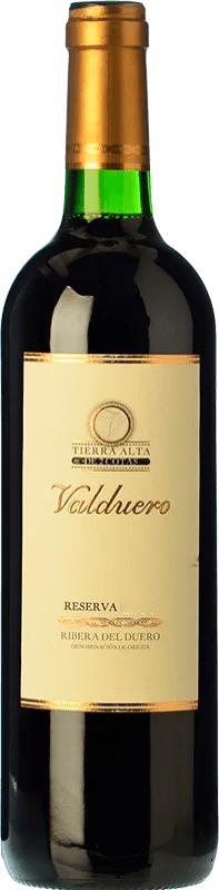 54,95 € Envío gratis | Vino tinto Valduero Reserva D.O. Ribera del Duero Castilla y León España Tempranillo Botella 75 cl