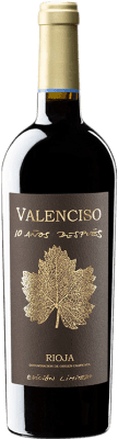 84,95 € Free Shipping | Red wine Valenciso 10 Años Después Reserve D.O.Ca. Rioja The Rioja Spain Tempranillo 10 Years Bottle 75 cl