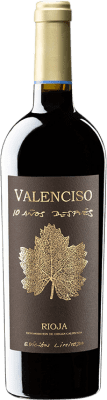 64,95 € Spedizione Gratuita | Vino rosso Valenciso 10 Años Después Riserva D.O.Ca. Rioja La Rioja Spagna Tempranillo 10 Anni Bottiglia 75 cl