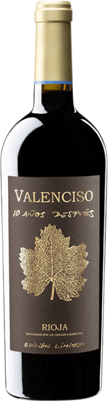 67,95 € Free Shipping | Red wine Valenciso 10 Años Después Reserve D.O.Ca. Rioja The Rioja Spain Tempranillo 10 Years Bottle 75 cl