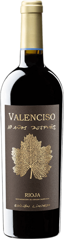 58,95 € Envio grátis | Vinho Tinto Valenciso 10 Años Después Reserva D.O.Ca. Rioja La Rioja Espanha Tempranillo 10 Anos 75 cl