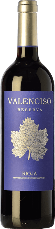 21,95 € Бесплатная доставка | Красное вино Valenciso Резерв D.O.Ca. Rioja Ла-Риоха Испания Tempranillo бутылка 75 cl