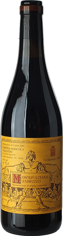 168,95 € Kostenloser Versand | Rotwein Valentini D.O.C. Montepulciano d'Abruzzo Abruzzen Italien Montepulciano Flasche 75 cl