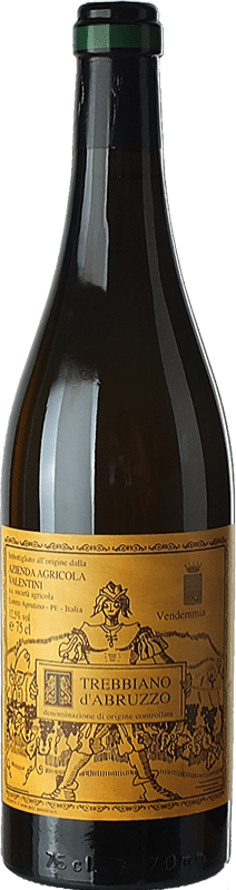 114,95 € 免费送货 | 白酒 Valentini D.O.C. Trebbiano d'Abruzzo 阿布鲁佐 意大利 Trebbiano 瓶子 75 cl