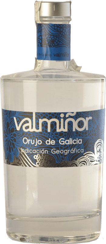 14,95 € Envio grátis | Aguardente Orujo Valmiñor D.O. Orujo de Galicia Galiza Espanha Garrafa 70 cl