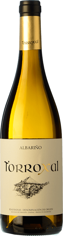 8,95 € Spedizione Gratuita | Vino bianco Valmiñor Torroxal D.O. Rías Baixas Galizia Spagna Albariño Bottiglia 75 cl