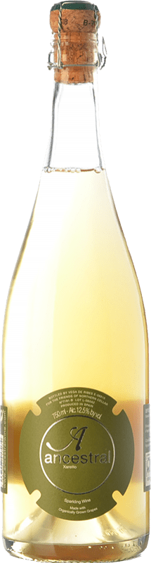 13,95 € Бесплатная доставка | Белое игристое Vega de Ribes Ancestral Испания Xarel·lo бутылка 75 cl