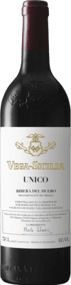 513,95 € Бесплатная доставка | Красное вино Vega Sicilia Único Гранд Резерв D.O. Ribera del Duero Кастилия-Леон Испания Tempranillo, Cabernet Sauvignon бутылка 75 cl