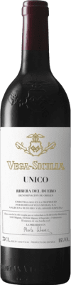 521,95 € Envío gratis | Vino Tinto Vega Sicilia Único D.O. Ribera del Duero Castilla y León España Tempranillo, Cabernet Sauvignon 75 cl