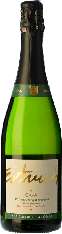 16,95 € Бесплатная доставка | Белое игристое Vell Estruch Clàssic Природа Брута Резерв D.O. Cava Каталония Испания Pinot Black, Chardonnay бутылка 75 cl