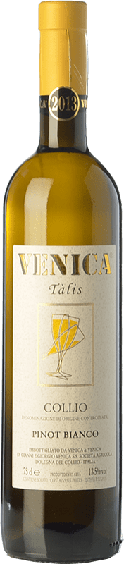 19,95 € Бесплатная доставка | Белое вино Venica & Venica Tàlis D.O.C. Collio Goriziano-Collio Фриули-Венеция-Джулия Италия Pinot White бутылка 75 cl