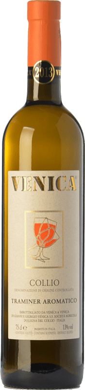 23,95 € Envío gratis | Vino blanco Venica & Venica Traminer Aromatico D.O.C. Collio Goriziano-Collio Friuli-Venezia Giulia Italia Gewürztraminer Botella 75 cl