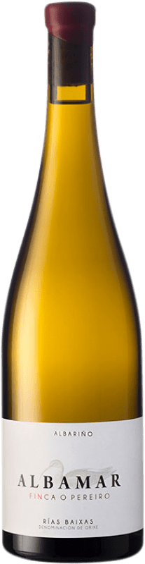 29,95 € Envio grátis | Vinho branco Albamar O Pereiro D.O. Rías Baixas Galiza Espanha Albariño Garrafa 75 cl