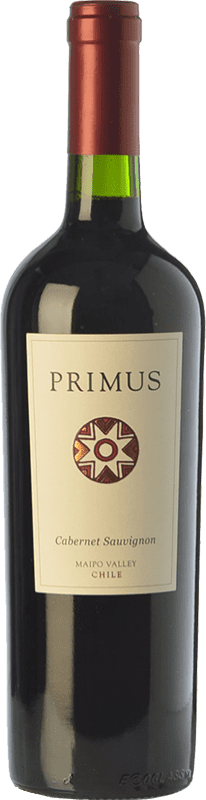 15,95 € Free Shipping | Red wine Veramonte Primus Aged I.G. Valle del Maipo Maipo Valley Chile Cabernet Sauvignon Bottle 75 cl