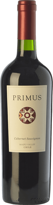 17,95 € Free Shipping | Red Wine Veramonte Primus Crianza — Aged I.G. Valle del Maipo Maipo Valley Chile Cabernet Sauvignon 75 cl