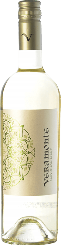 8,95 € Бесплатная доставка | Белое вино Veramonte I.G. Valle de Casablanca Долина Касабланки Чили Sauvignon White бутылка 75 cl