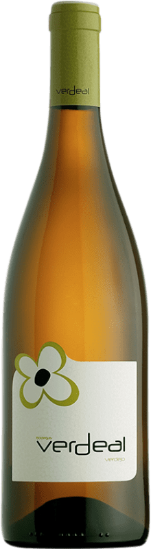 14,95 € Spedizione Gratuita | Vino bianco Verdeal D.O. Rueda Castilla y León Spagna Verdejo Bottiglia 75 cl