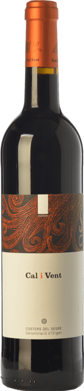 4,95 € Free Shipping | Red wine Verge del Pla Cal i Vent Young D.O. Costers del Segre Catalonia Spain Merlot, Cabernet Sauvignon Bottle 75 cl