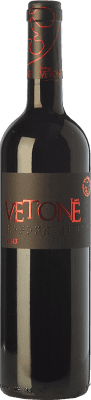 10,95 € Envío gratis | Vino Tinto Vetoné Crianza I.G.P. Vino de la Tierra de Castilla y León Castilla y León España Tempranillo, Syrah, Pinot Negro 75 cl