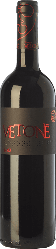 10,95 € Free Shipping | Red Wine Vetoné Crianza — Aged I.G.P. Vino de la Tierra de Castilla y León Castilla y León Spain Tempranillo, Syrah — Shiraz, Pinot Noir Bottle 75 cl