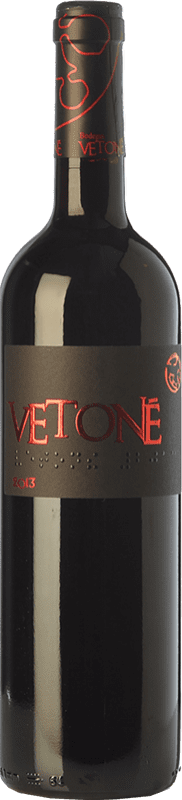 10,95 € Kostenloser Versand | Rotwein Vetoné Alterung I.G.P. Vino de la Tierra de Castilla y León Kastilien und León Spanien Tempranillo, Syrah, Spätburgunder Flasche 75 cl