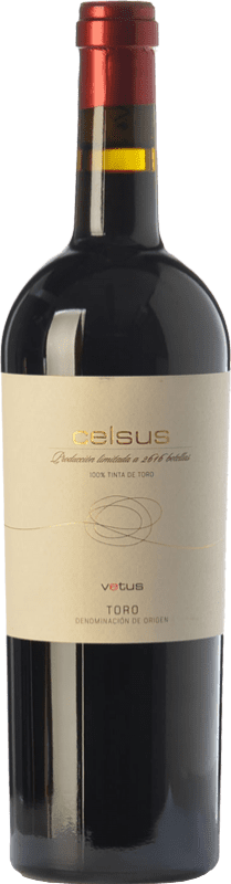 29,95 € Бесплатная доставка | Красное вино Vetus Celsus старения D.O. Toro Кастилия-Леон Испания Tinta de Toro бутылка 75 cl