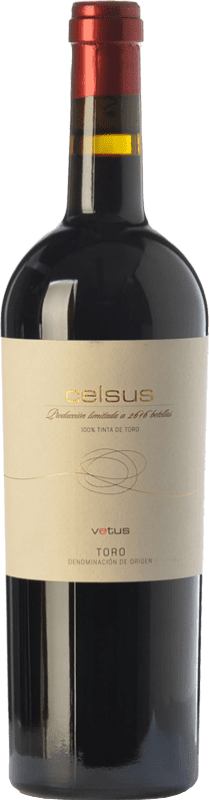 58,95 € Spedizione Gratuita | Vino Rosso Vetus Celsus D.O. Toro Castilla y León Spagna Tinta de Toro 75 cl