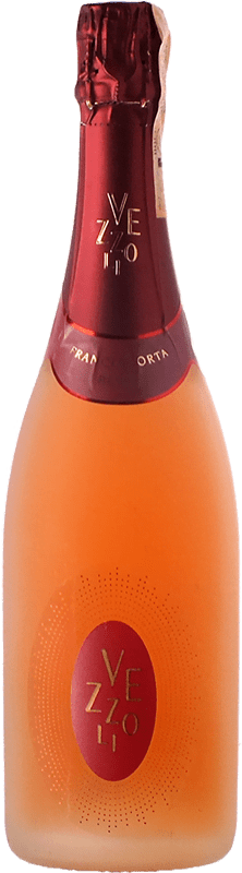 27,95 € Free Shipping | Rosé Sparkling Wine Vezzoli Brut Rosé D.O.C.G. Franciacorta Lombardia Italy Pinot Noir Magnum Bottle 1,5 L
