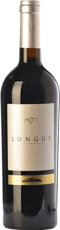 16,95 € Free Shipping | Red wine Victoria Longus Aged D.O. Cariñena Aragon Spain Merlot, Syrah, Cabernet Sauvignon Bottle 75 cl