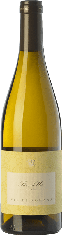 27,95 € Free Shipping | White wine Vie di Romans Flors di Uis D.O.C. Friuli Isonzo Friuli-Venezia Giulia Italy Friulano, Malvasia Istriana, Riesling Renano Bottle 75 cl