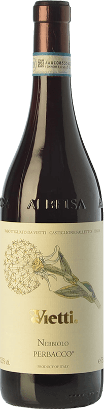 21,95 € Free Shipping | Red wine Vietti Perbacco D.O.C. Langhe Piemonte Italy Nebbiolo Bottle 75 cl