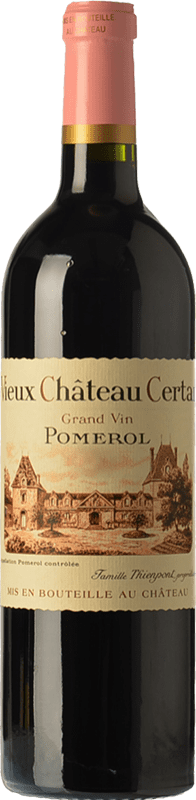 323,95 € Spedizione Gratuita | Vino rosso Vieux Château Certan Crianza A.O.C. Pomerol bordò Francia Merlot, Cabernet Sauvignon, Cabernet Franc Bottiglia 75 cl