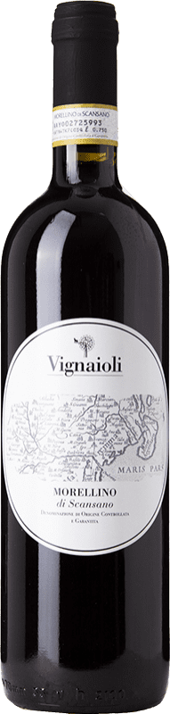 12,95 € Free Shipping | Red wine Vignaioli di Toscana D.O.C.G. Morellino di Scansano Tuscany Italy Sangiovese, Canaiolo, Ciliegiolo Bottle 75 cl